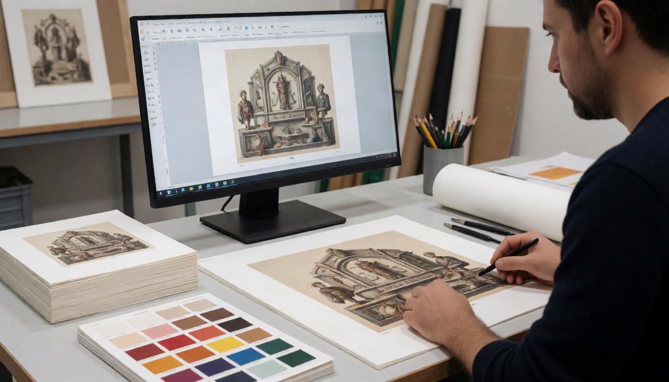 Small exhibition print sets